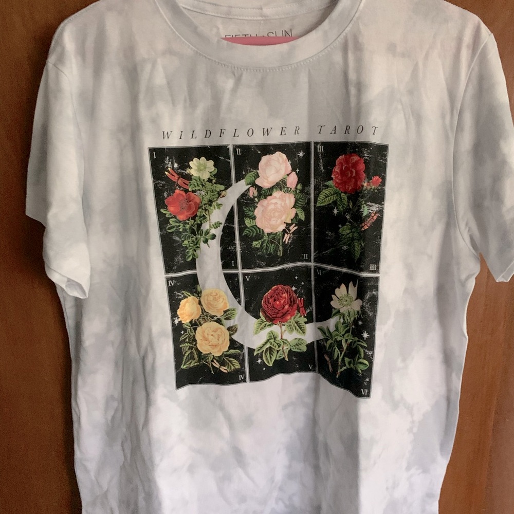 Youth moon Taro card Girls tShirt